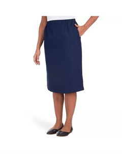 Женская юбка миди с присборенной талией и косыми карманами, синий Alfred dunner