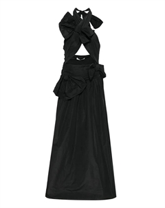 Платье макси с бантом, черный Viktor&rolf