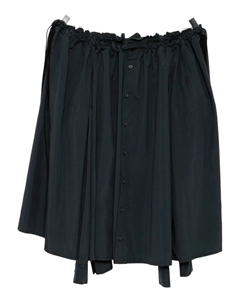 Юбка со сборками, зеленый Yohji yamamoto