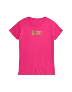 Женская футболка с дерзким логотипом Wicked, пурпурный Licensed character
