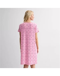 Женская ночная сорочка с коротким рукавом, цвет doodl vines Croft & barrow