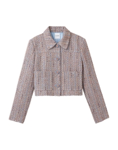 Твидовый жакет Naomi, розовый St. john