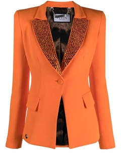 Однобортный блейзер, оранжевый Philipp plein