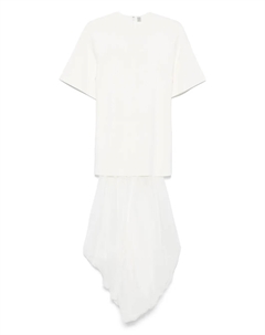 Платье-футболка со вставками TOTEME, нейтральный Toteme