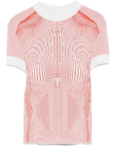 Футболка The Morphing Pinstripes, зеленый Jean paul gaultier