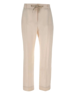 Брюки с манжетами на завязках, нейтральный Eleventy