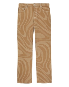 Брюки прямого кроя с принтом «мармо», нейтральный Pucci