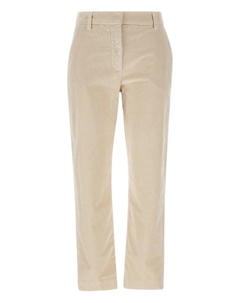 Вельветовые брюки с прорезными карманами, нейтральный Eleventy