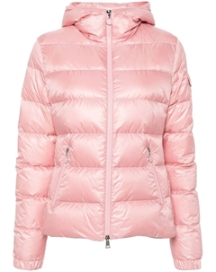 Пуховик Gles с капюшоном, розовый Moncler