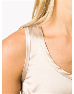 Топ без рукавов свободного кроя, нейтральный Brunello cucinelli