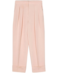 Шелковые брюки с блестками, розовый Giorgio armani