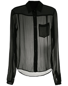 Прозрачная рубашка, черный Amir slama