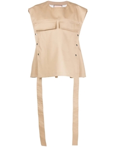 Жилет оверсайз в стиле милитари, нейтральный Plan c