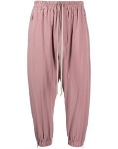 Укороченные брюки с кулиской, розовый Rick owens