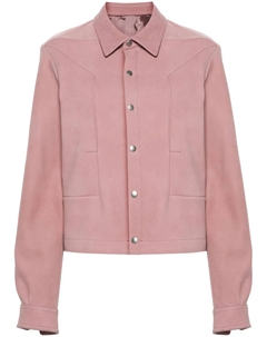 Кожаная рубашка Alice Strobe, розовый Rick owens