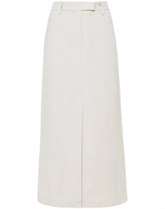 Юбка миди, нейтральный Brunello cucinelli
