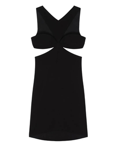 Креповое платье мини, черный Givenchy