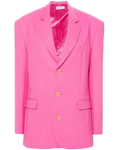 Однобортный пиджак в тонкую полоску, розовый Giuseppe di morabito