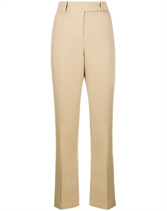 Прямые брюки с завышенной талией, нейтральный Michael michael kors