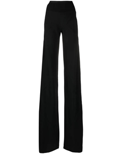 Удлиненные брюки в рубчик, черный Rick owens