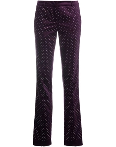 Брюки Office с кристаллами, фиолетовый Philipp plein