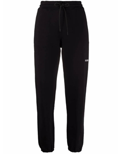 Джоггеры с логотипом, черный Msgm