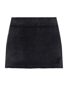 Мини-юбка из хлопка с вышивкой, черный Alexander wang