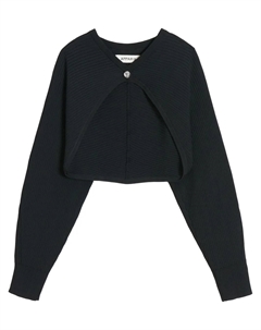 Кардиган в рубчик, черный Apparis