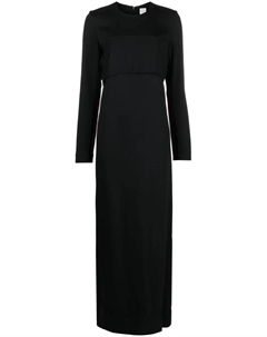 Платье из ткани кади TOTEME, черный Toteme