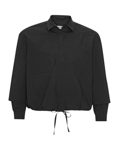 Рубашка с кулиской и карманами, черный Henrik vibskov