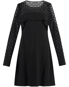 Платье из джерси с драпировкой, черный Givenchy