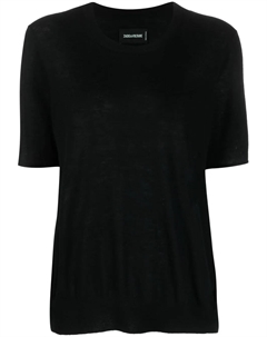 Кашемировый топ Ida, черный Zadig&voltaire