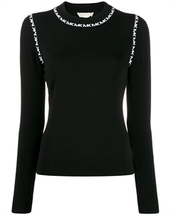 Джемпер с логотипом, черный Michael michael kors