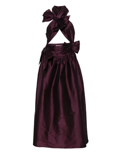 Платье макси с бантом, фиолетовый Viktor&rolf