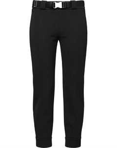 Брюки с молниями сзади, черный Prada