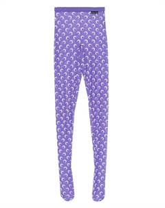 Колготки с принтом Moon, фиолетовый Marine serre