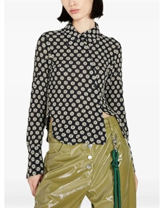 Кружевная витая рубашка, черный Song for the mute