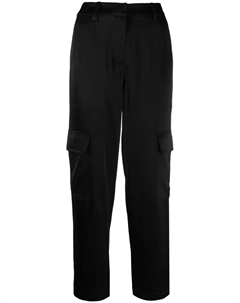 Зауженные атласные брюки, черный Michael michael kors