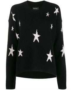 Свитер с принтом, черный Zadig&voltaire