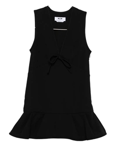 Платье с бантом, черный Msgm