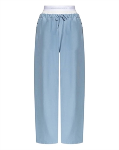 Брюки с кулиской, синий Alexander wang