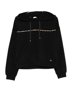 Толстовка с декоративными полосками, черный Liu jo