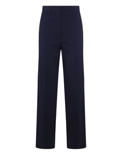 Брюки с отглаженными стрелками, синий Miu miu