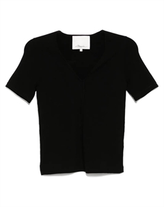 Футболка в рубчик, черный 3.1 phillip lim