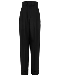 Шерстяные брюки, черный Max mara