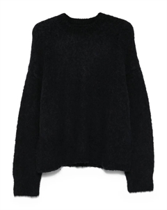 Свитер из смесовой шерсти альпаки, черный Uma wang