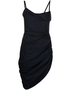 Платье мини La Robe Saudade с драпировкой, синий Jacquemus