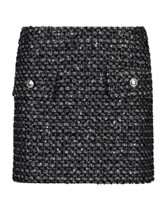 Мини-юбка из букле, черный Liu jo
