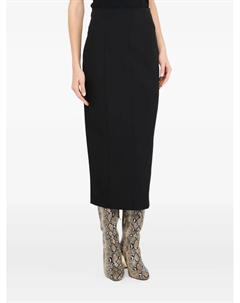 Длинная юбка с молнией сзади, черный Liu jo