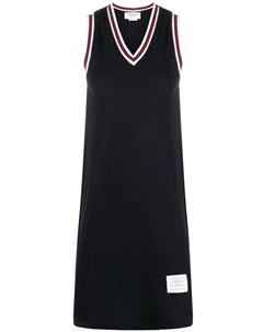 Платье мини с полосками RWB, синий Thom browne